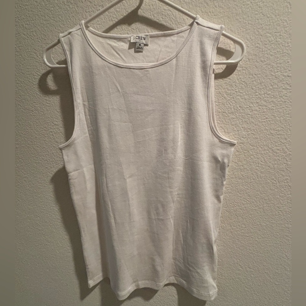 J. Crew | Classic White Tank Top | Medium
